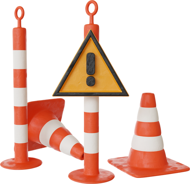 3d Traffic cone construction